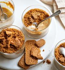 Crème dessert aux speculoos