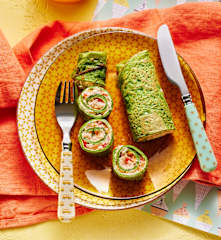 Bunte Gemüse-Pfannkuchen