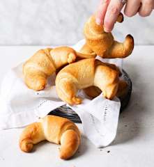 Croissants de laranja vegan