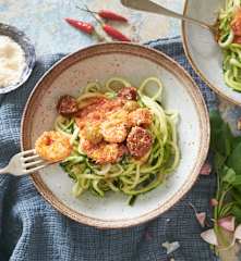 Langostinos all'arrabbiata