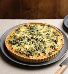 Smoked Haddock and Spinach Tart