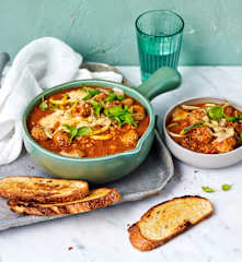 Jo Whitton's Wholesome meatball soup