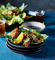 Saucisses végétaliennes (crues sans viande)