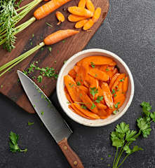 Sautéing 7 oz Carrots