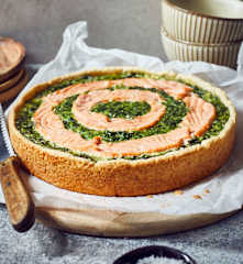 Lachs-Spinat-Quiche