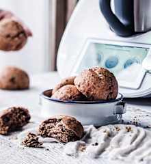 Pains aux pépites de chocolat et pralin