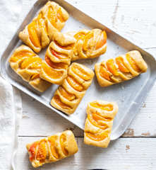 Gâteaux vapeur à l'abricot