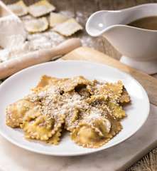 Agnolotti al brasato