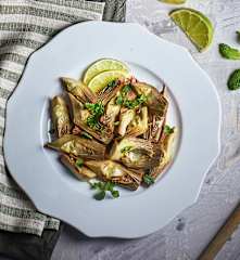 Contorno di carciofi alla menta