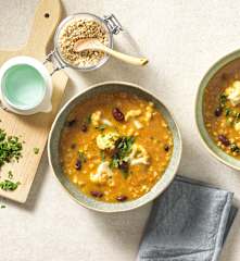 Rollgerstelsuppe (vegetarisch)