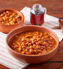 Baked Beans with Maple Syrup