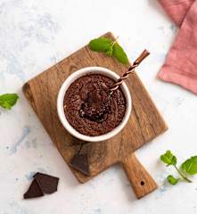 Fondant czekoladowy (bez glutenu, low carb)