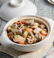 Blanqueta de ternera (Blanquette de veau)