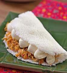 Tapioca com recheio de frango e requeijão cremoso