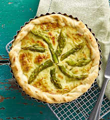 Torta salata asparagi e ricotta