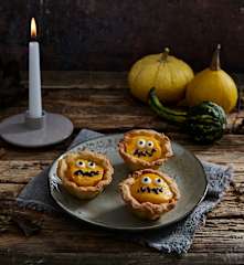 Cestini con crema alla zucca