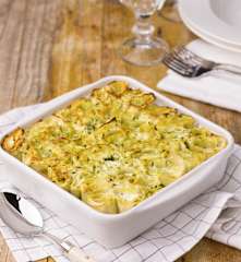 Rotolini di lasagne salmone e basilico