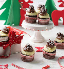 Mini cupcakes tres chocolates