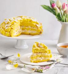 Tort Mimoza z ananasem