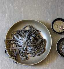 Squid ink pasta