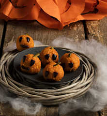 Risottobällchen Jack O´Lantern