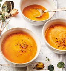 Velouté pomme de terre, carotte et navet