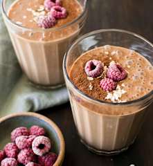 Batido de avena y cacao