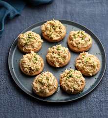 Crab Salad on English Muffins
