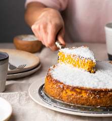 Gâteau de patate douce sans gluten et sans lactose