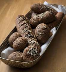 Sunflower and sesame seed bread rolls