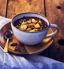 Mousse al cioccolato con le pere