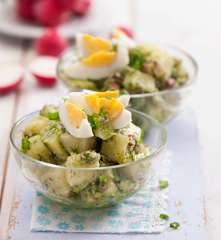 Sałatka z młodych ziemniaków