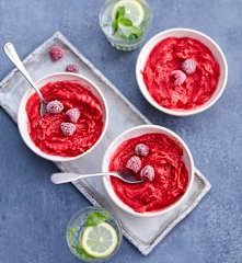 Sorbet à la framboise