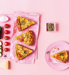 Frittata de carne y verduras