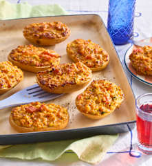 Schnelle Gemüse-Brötchen