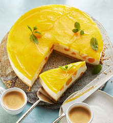 Pfirsich-Maracuja-Torte ohne Backen