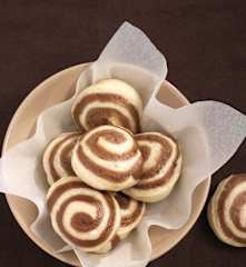 Kakaowe bułeczki gotowane na parze (Mantou)