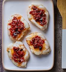 Filetti di rana pescatrice all'alloro sottovuoto