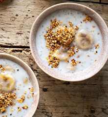 Crème banane-tapioca