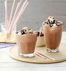 Malteada de crema de avellanas