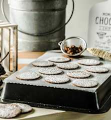 Tejas de chocolate y chile