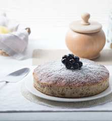 Pastel de pera y nuez