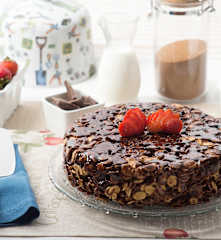 Pastel de hojuelas de maíz Thermomix