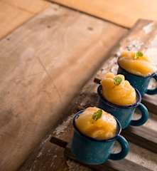 Nieve de ate de membrillo