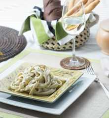 Pasta fresca de ajo y perejil